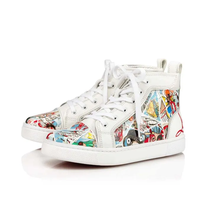 Kids Funnytopi Hightop Sneakers 8211 Patent Calf Comics Print 8211 Multicolor Multicolor Christian Louboutin Sneakers Kids Funnytopi Hightop Sneakers 8211 Patent Calf Comics Print 8211 Multicolor Multicolor Christian Louboutin Sneakers