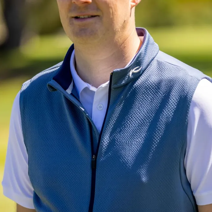KJUS Jackets and Vests Delian Vest Steel Blue 8211 Men