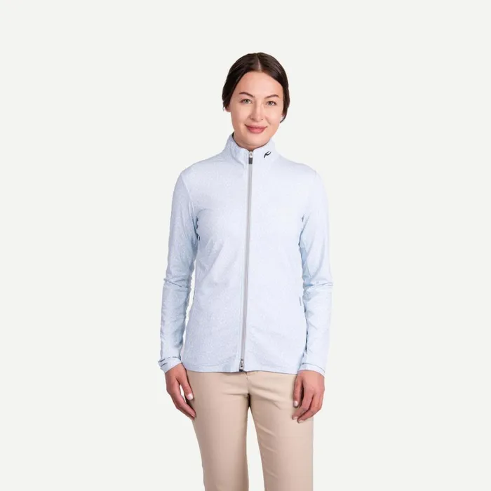 KJUS Jackets and Vests Sunshine Printed Jacket Whitealloy 8211 Women