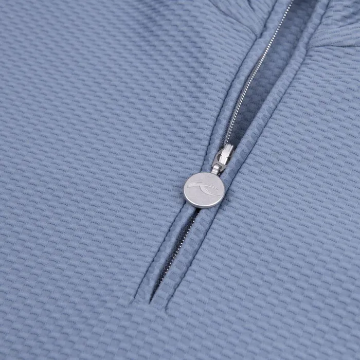 KJUS Polos and Shirts Seoul Midlayer HalfZip Steel Blue 8211 Women