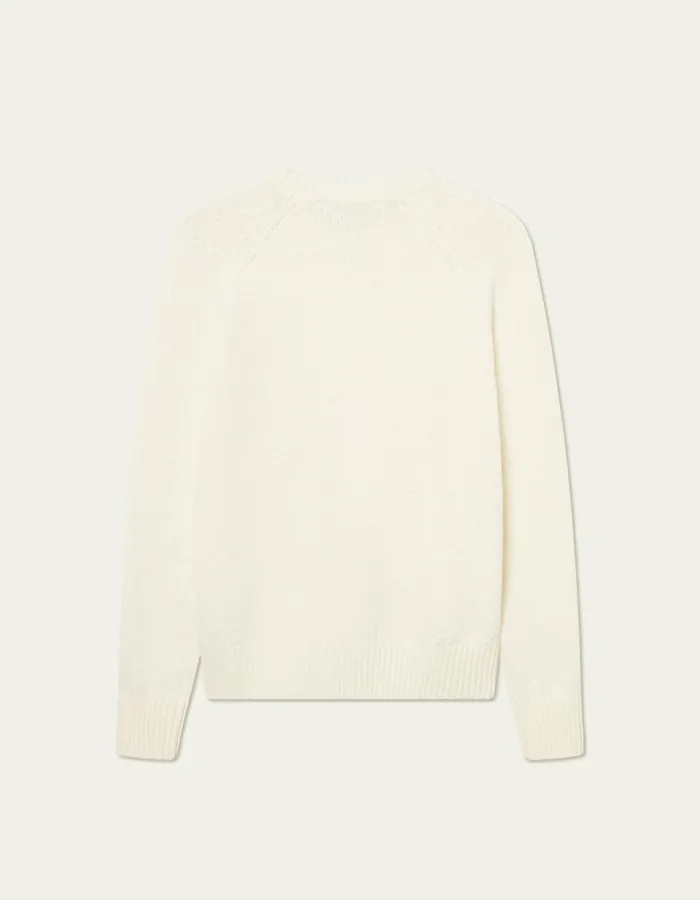 Knitwear Men Les Deux Brad Roundneck Knit 8211 Ivory
