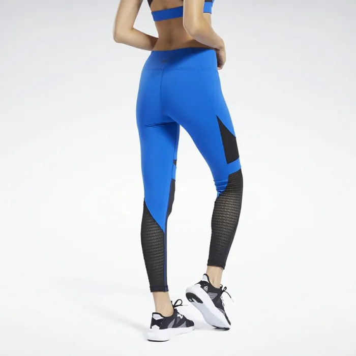 Leggings and Tights Womens Reebok Lux 2 Leggings Humble Blue
