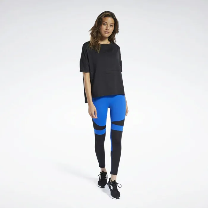 Leggings and Tights Womens Reebok Lux 2 Leggings Humble Blue