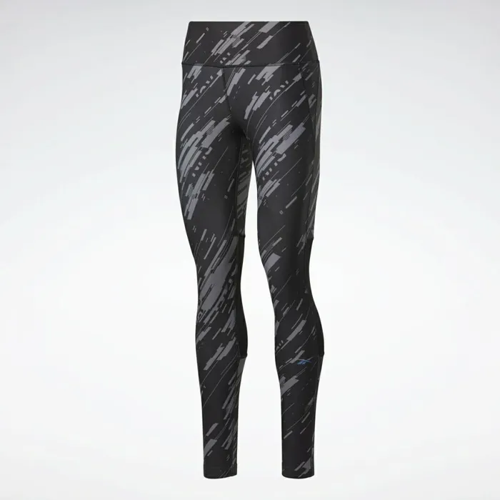 Leggings and Tights Womens Reebok Running Lux Bold Tights Black