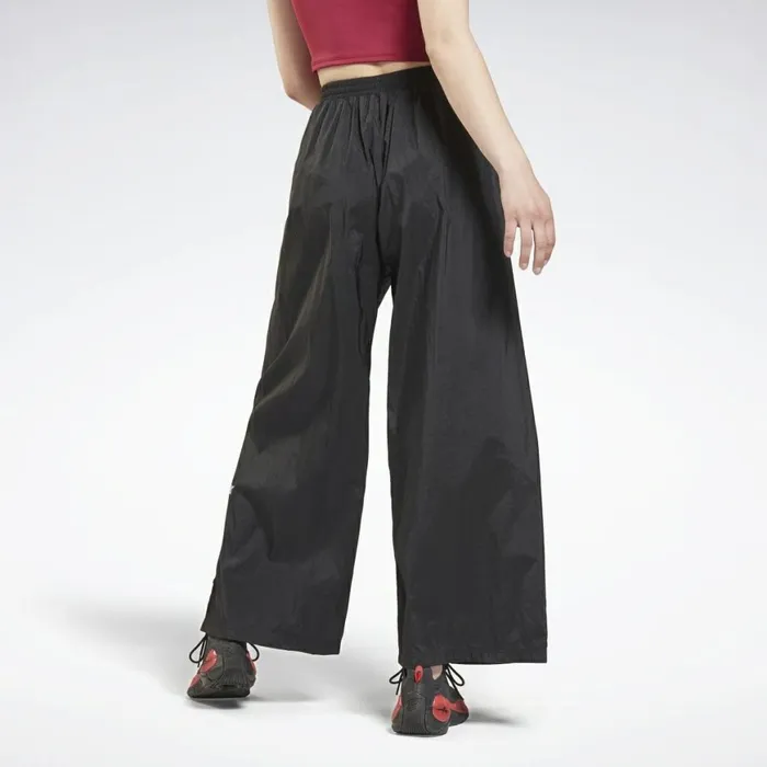 Leggings and Tights Womens Reebok Studio Shiny Woven Pants Black