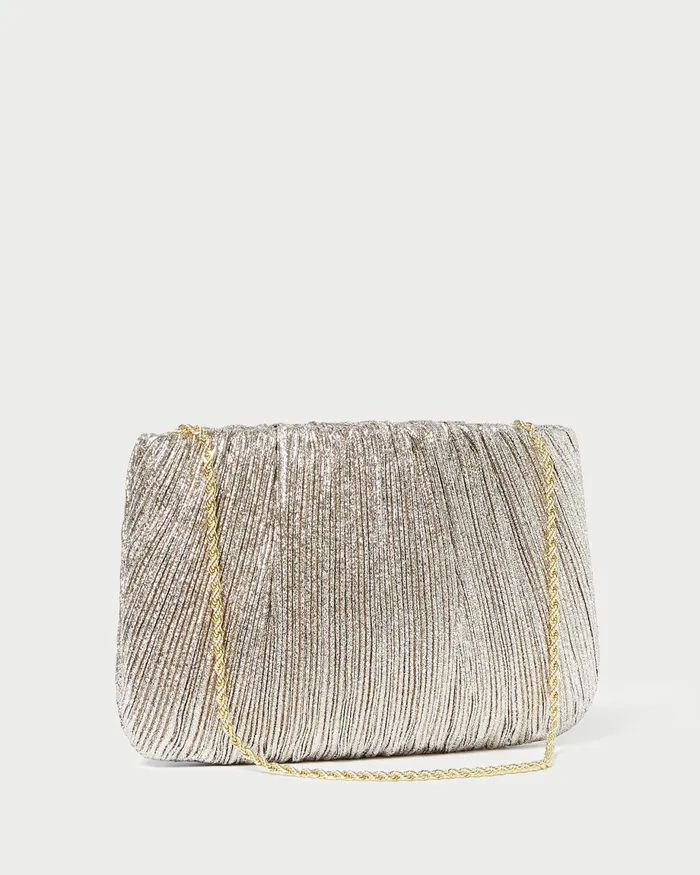 Loeffler Randall Brit Champagne Flat Pleated Clutch L Clutches L Handbags Women Clutches Loeffler Randall Brit Champagne Flat Pleated Clutch L Clutches L Handbags Women Clutches