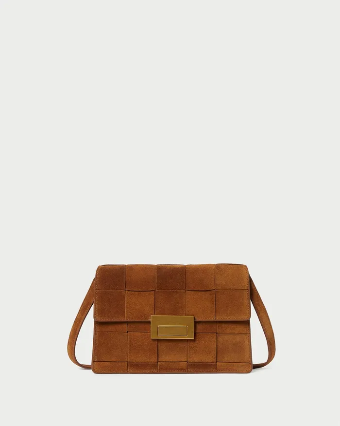 Loeffler Randall Delphine Cacao Suede Shoulder Bag L Crossbodies L Handbags Women Shoulder Bags Loeffler Randall Delphine Cacao Suede Shoulder Bag L Crossbodies L Handbags Women Shoulder Bags