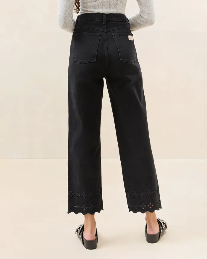 Loeffler Randall Demi Embroidered Pant Women Bottoms