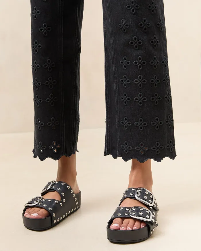 Loeffler Randall Demi Embroidered Pant Women Bottoms