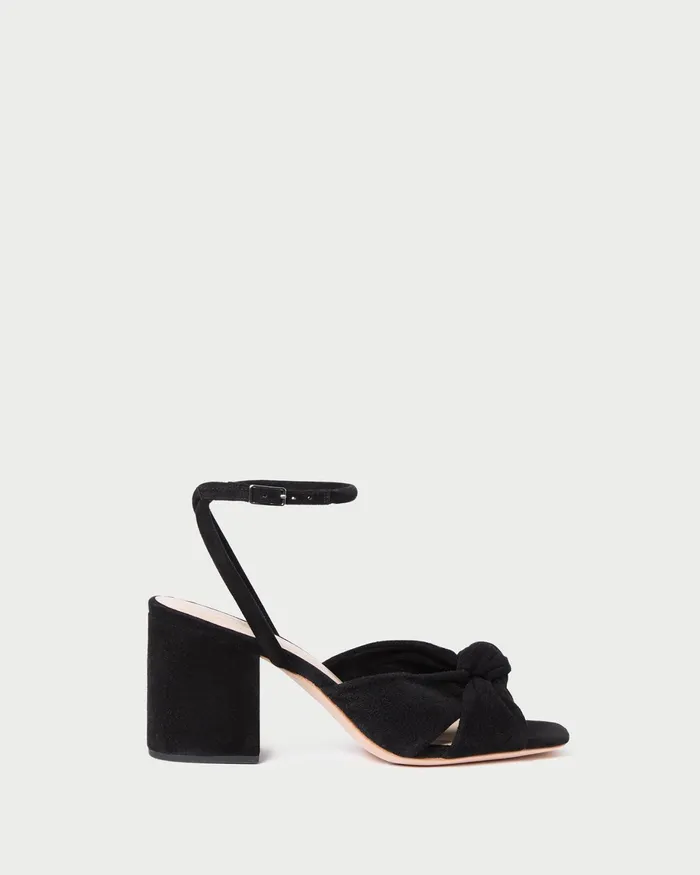 Loeffler Randall Fiamma Black Knot Heeled Sandal Women Heeled Sandals