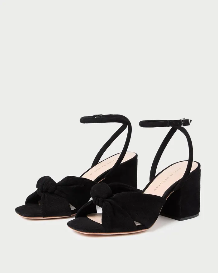 Loeffler Randall Fiamma Black Knot Heeled Sandal Women Heeled Sandals Loeffler Randall Fiamma Black Knot Heeled Sandal Women Heeled Sandals