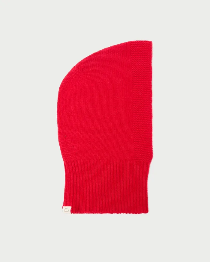 Loeffler Randall Jimi Red Cashmere Balaclava Women Soft Accessories