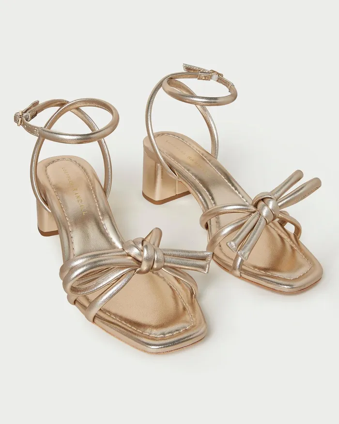 Loeffler Randall Mikel Champagne Bow MidHeel Sandal L Heeled Sandals L Footwear Women Heeled Sandals Loeffler Randall Mikel Champagne Bow MidHeel Sandal L Heeled Sandals L Footwear Women Heeled Sandals