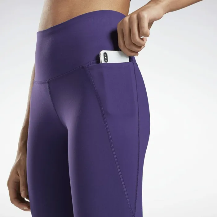 Matching Sets Womens Reebok Lux HighRise Leggings Dark Orchid