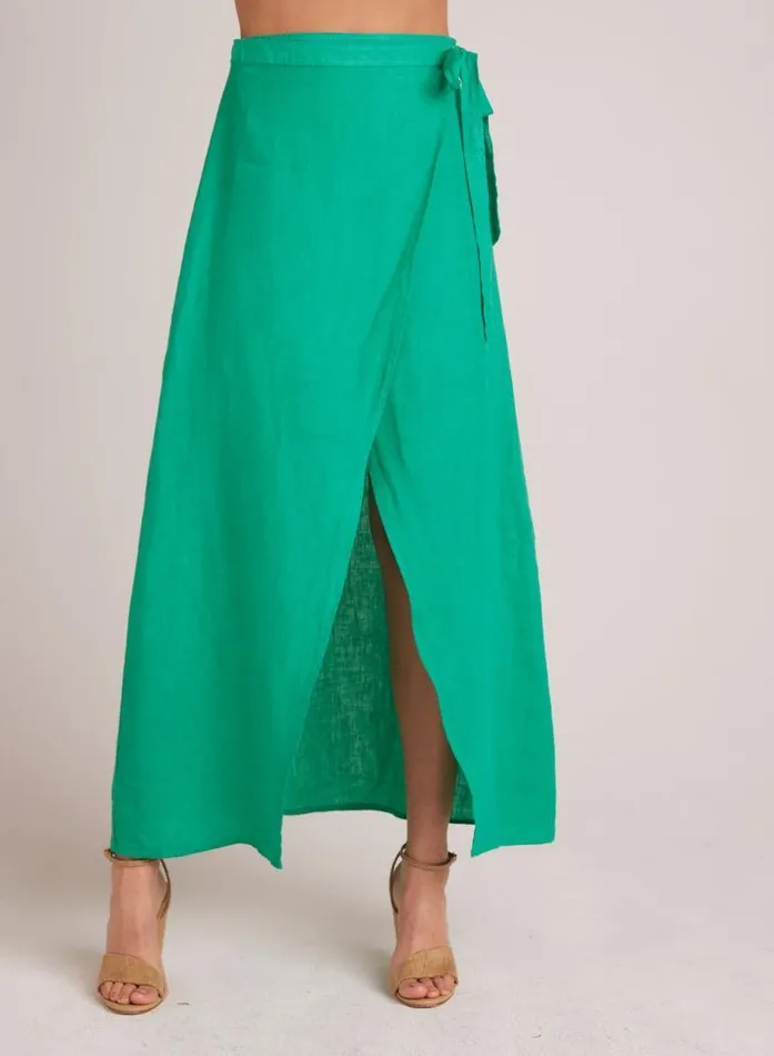 Maxi Wrap Skirt 8211 Tropical Green Women Bella Dahl Skirts