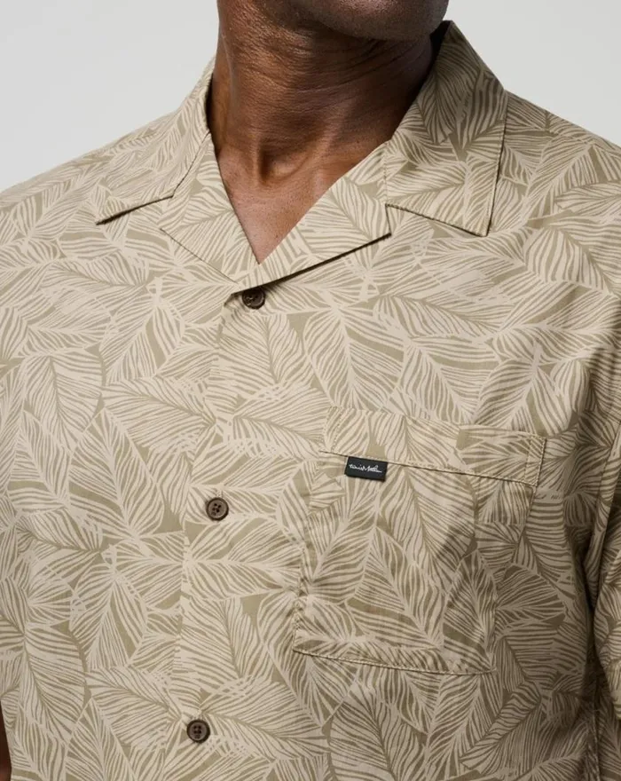 Men AFTERNOON SUN BUTTONUP Oxford Tan TravisMathew ButtonUps