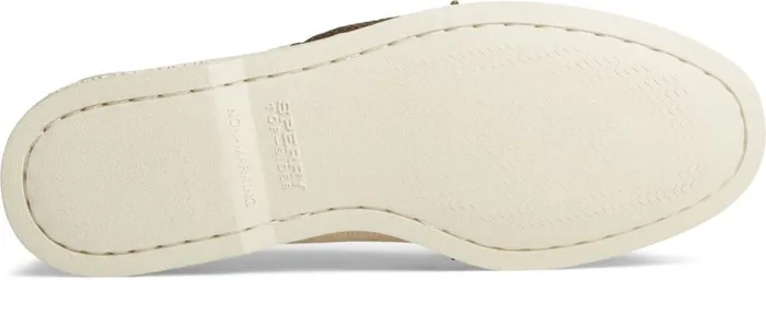 Men Authentic Original Deboss Leather Boat Shoe Cream Sperry Boat Shoes