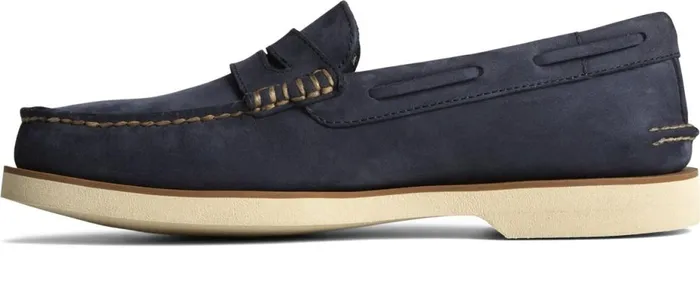 Men Authentic Original Double Sole Penny Loafer Navy Sperry Boat Shoes Men Authentic Original Double Sole Penny Loafer Navy Sperry Boat Shoes