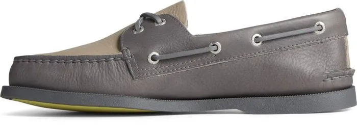 Men Authentic Original Tumbled Boat Shoe Grey Sperry Boat Shoes