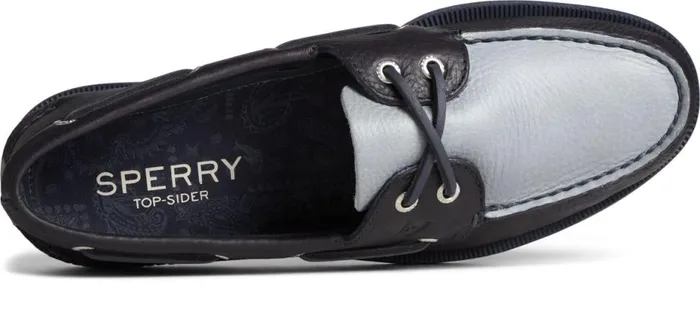 Men Authentic Original Tumbled Boat Shoe Navy Sperry Boat Shoes