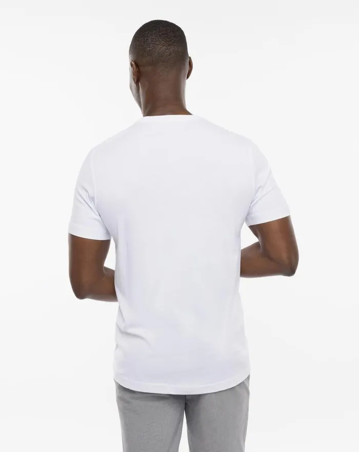 Men BARBEQUE KING TEE White TravisMathew Tees