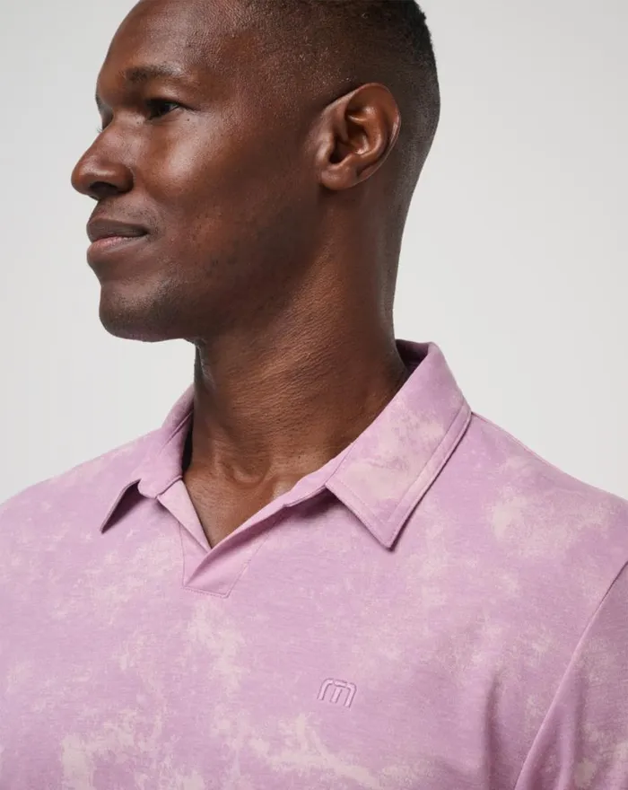Men BARREL BREAK POLO Elderberry TravisMathew Polos