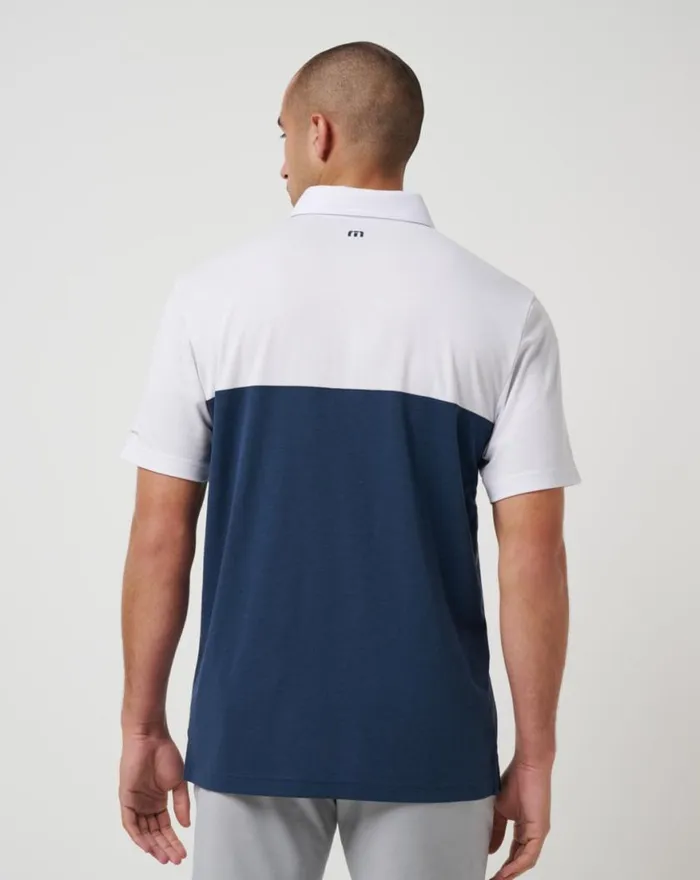 Men BOSTON RED SOX HOME RUN LEADER POLO Whitenavy TravisMathew Polos