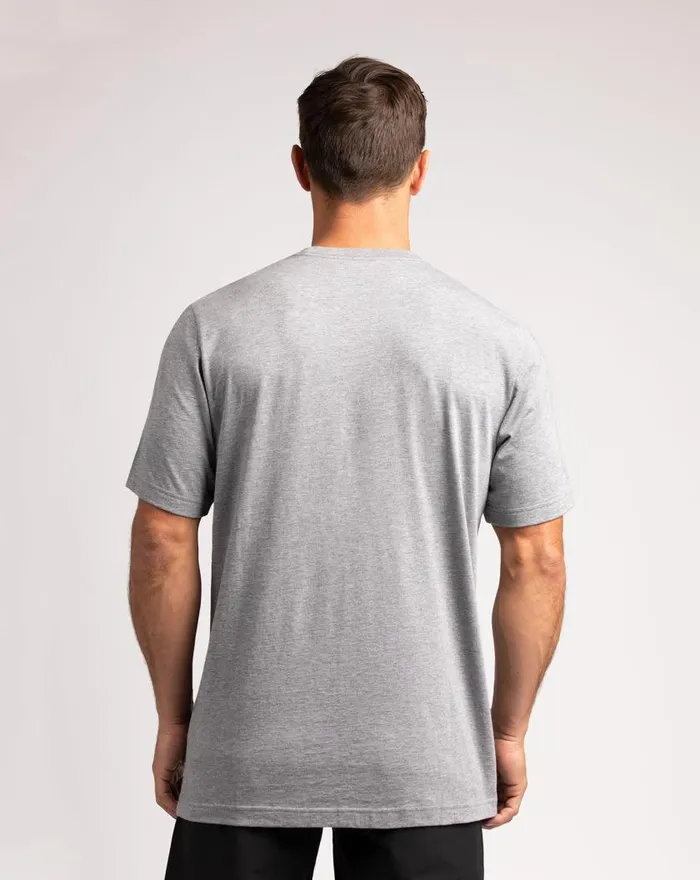 Men CIRCUS ACT TEE Heather Grey TravisMathew Tees
