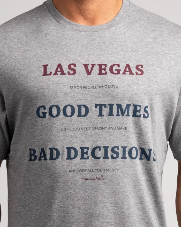 Men CIRCUS ACT TEE Heather Grey TravisMathew Tees