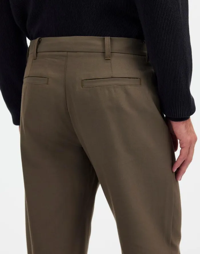 Men CottonWool Blend Trousers Capers Madewell Pants