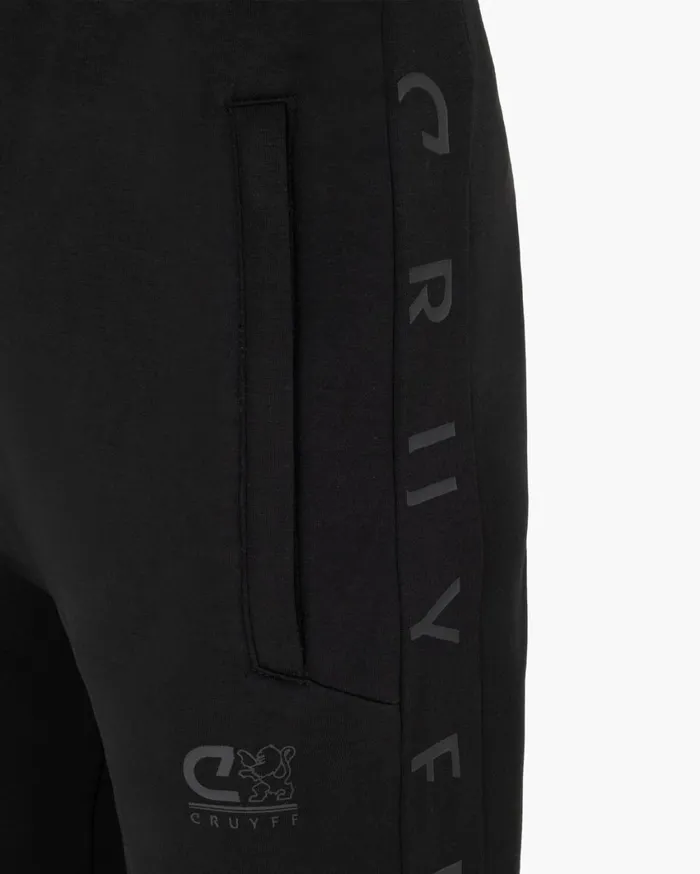 Men Cruyff Sweats and Hoodies Ignite Tape Hood Black Men Cruyff Sweats and Hoodies Ignite Tape Hood Black
