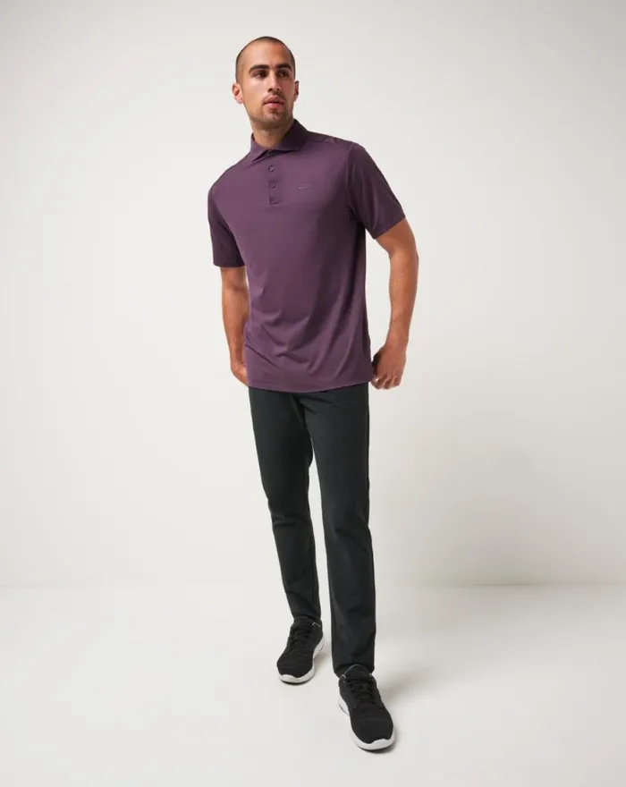 Men HEATER PRO POLO Plum TravisMathew Polos