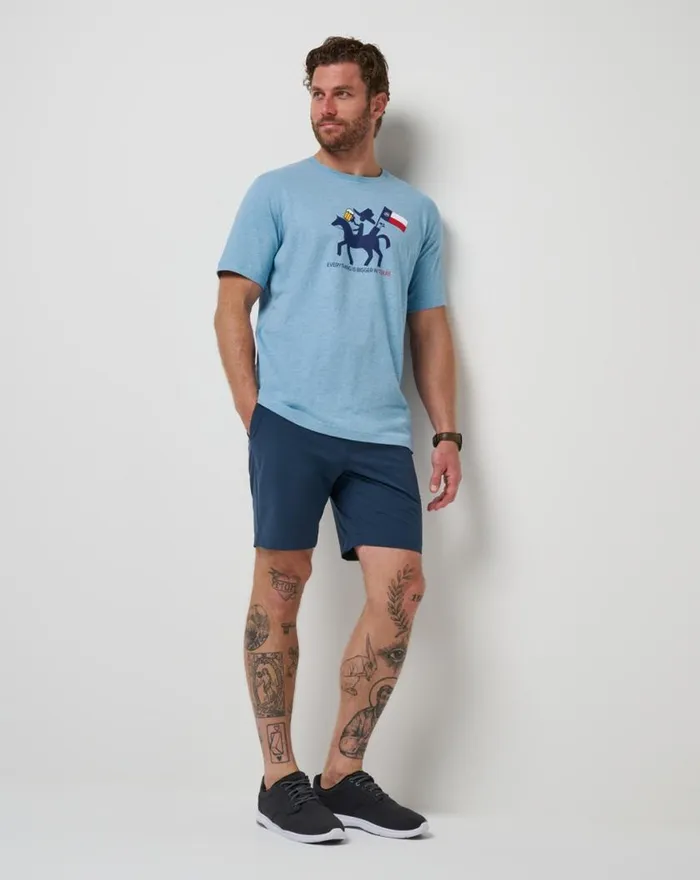 Men HOOT AND HOLLAR 20 TEE Heather Allure TravisMathew Tees Men HOOT AND HOLLAR 20 TEE Heather Allure TravisMathew Tees