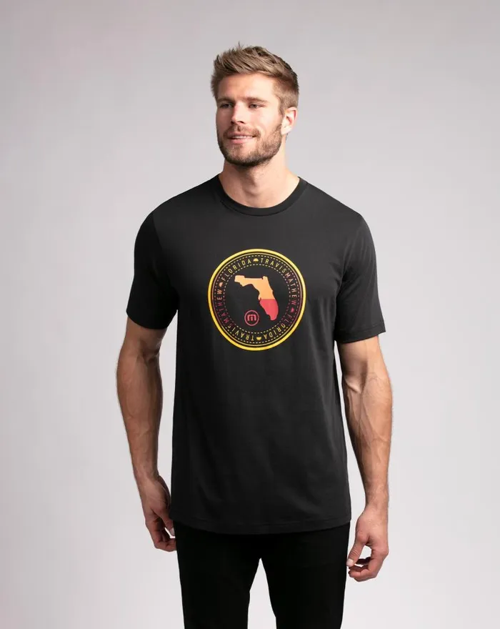 Men LIQUID SUNSHINE TEE Black TravisMathew Tees