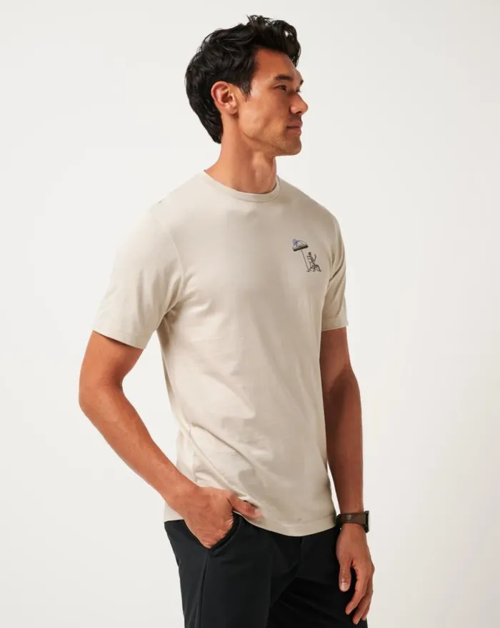 Men LOST VACATION TEE Italian Sand TravisMathew Tees Men LOST VACATION TEE Italian Sand TravisMathew Tees