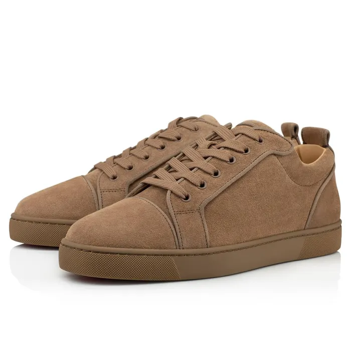 Men Louis Junior Sneakers 8211 Leather 8211 Roca Brown Christian Louboutin Low Top Sneakers Men Louis Junior Sneakers 8211 Leather 8211 Roca Brown Christian Louboutin Low Top Sneakers