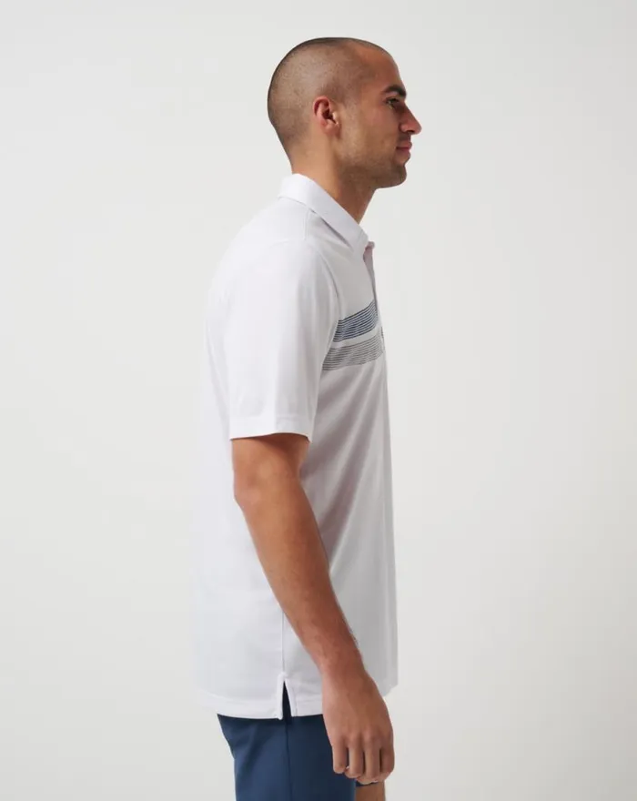 Men MINNESOTA TWINS TOP RECRUIT POLO White TravisMathew Polos