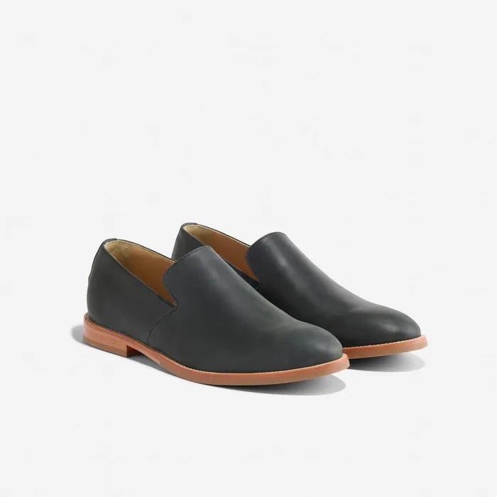 Men Nisolo Sandals and Slip Ons Rio SlipOn Loafer Black