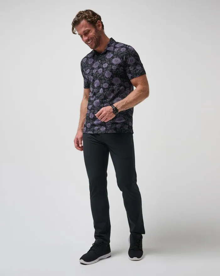 Men NOT HAPPENING POLO Black TravisMathew Polos Men NOT HAPPENING POLO Black TravisMathew Polos