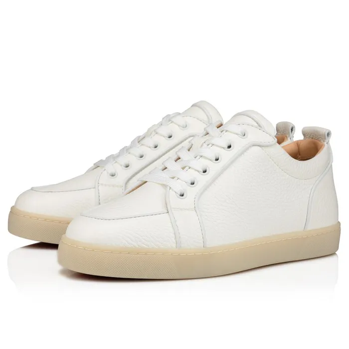 Men Rantulow Sneakers 8211 Grained Calf Leather And Nappa Leather 8211 White White Christian Louboutin Low Top Sneakers Men Rantulow Sneakers 8211 Grained Calf Leather And Nappa Leather 8211 White White Christian Louboutin Low Top Sneakers