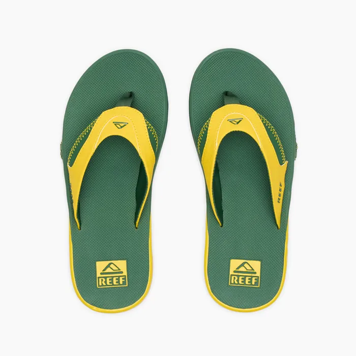 Men Reef Flip Flops Fanning Pregame Yellowgreen Men Reef Flip Flops Fanning Pregame Yellowgreen