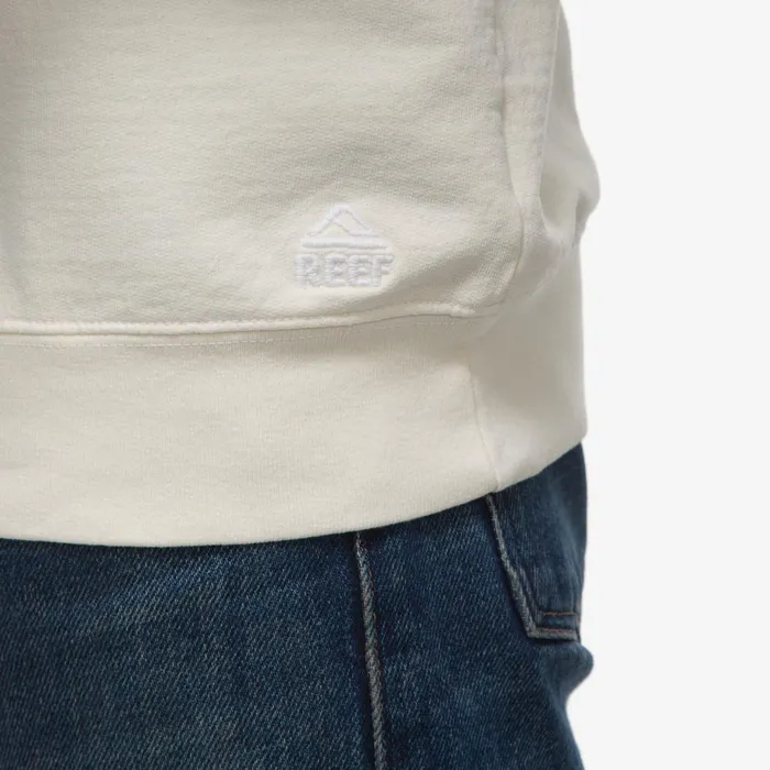 Men Reef Outerwear Vivas Crewneck Pullover Marshmallow