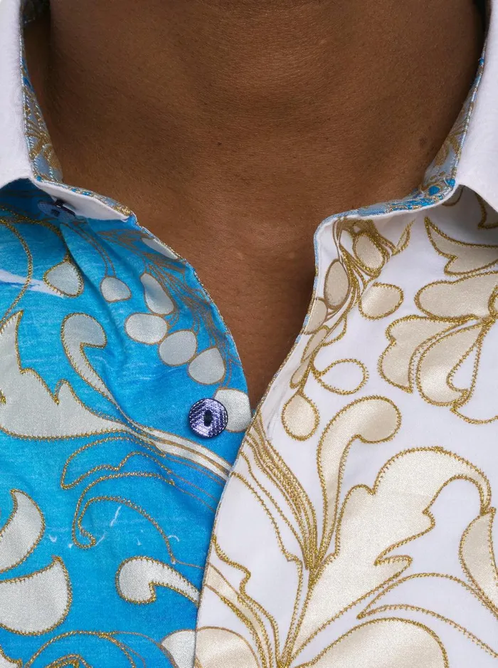 Men Robert Graham Long Sleeve Button Down Shirts LIMITED EDITION THE BELL LONG SLEEVE BUTTON DOWN SHIRT MULTI