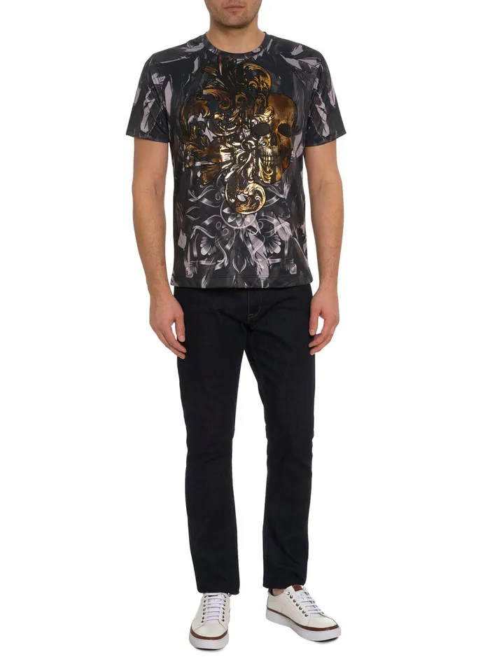 Men Robert Graham Polos and TShirts LIMITED EDITION SAINTS 8211 SINNERS GRAPHIC TSHIRT MULTI