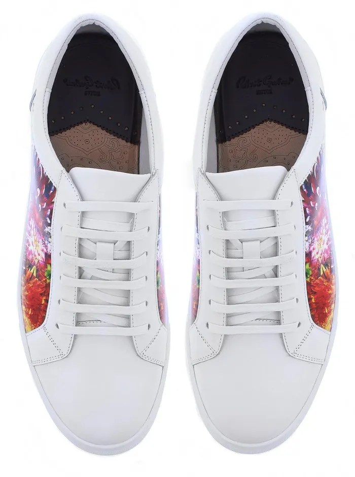 Men Robert Graham Shoes TREMBLAY SNEAKER WHITE