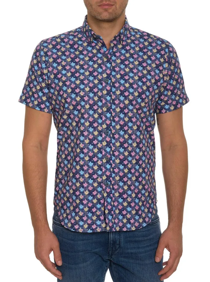 Men Robert Graham Short Sleeve Button Down Shirts CLYFORD SHORT SLEEVE BUTTON DOWN SHIRT MULTI Men Robert Graham Short Sleeve Button Down Shirts CLYFORD SHORT SLEEVE BUTTON DOWN SHIRT MULTI