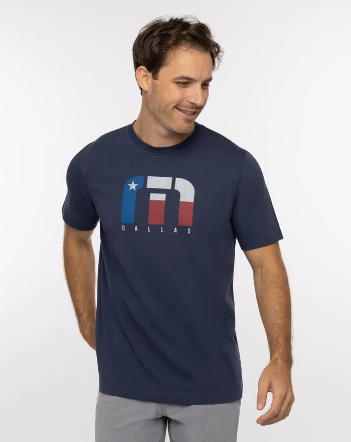 Men ROUNDUPS TEE Mood Indigo TravisMathew Tees