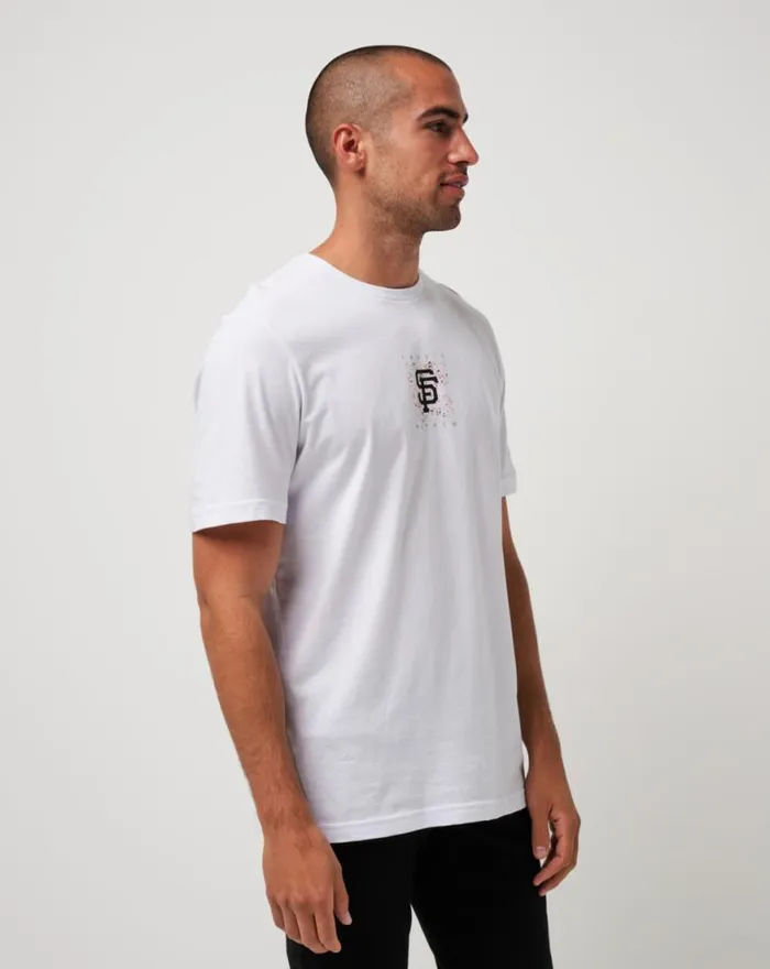 Men SAN FRANCISCO GIANTS IN THE DUGOUT TEE White TravisMathew Tees