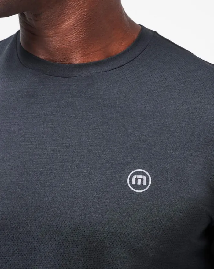 Men SCENIC VISTA ACTIVE TEE Black TravisMathew Tees