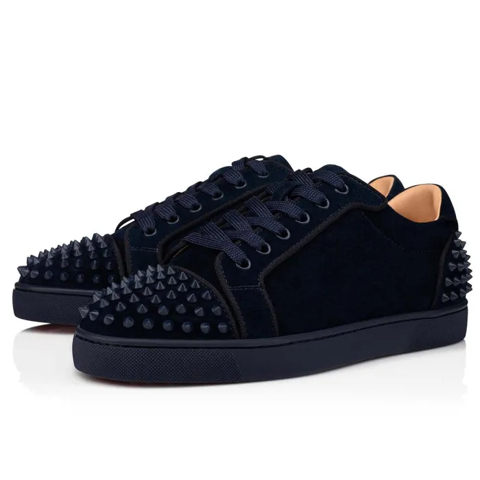 Men Seavaste 2 Sneakers 8211 Suede Calf 8211 Marine Blue Christian Louboutin Low Top Sneakers Men Seavaste 2 Sneakers 8211 Suede Calf 8211 Marine Blue Christian Louboutin Low Top Sneakers